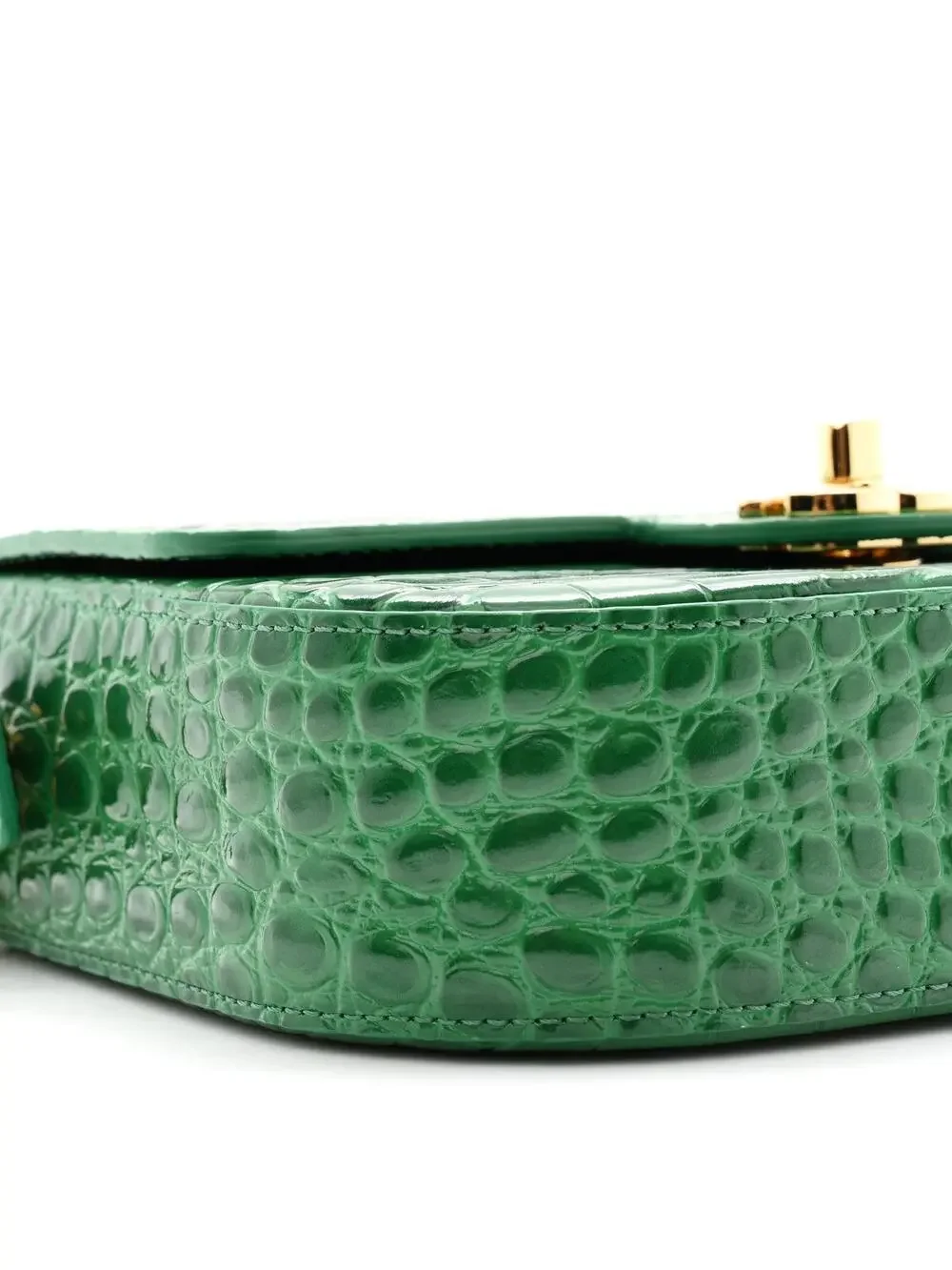 Chanel Calfskin Crocodile Embossed Turn #359251C72B